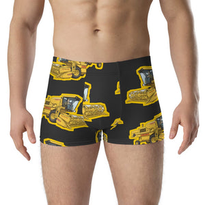 Furrow & Fields Boxer Briefs New Holland 8070 Big Print Boxer Briefs – Charcoal Quality Farmers Merch