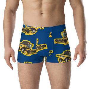 Furrow & Fields Boxer Briefs New Holland CR 9090 Big Print Boxer Briefs – Blue Quality Farmers Merch