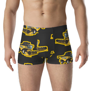 Furrow & Fields Boxer Briefs New Holland CR 9090 Big Print Boxer Briefs – Charcoal Quality Farmers Merch