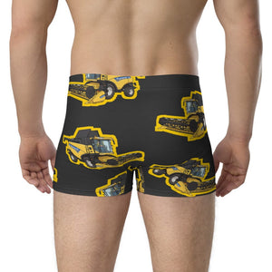 Furrow & Fields Boxer Briefs New Holland CR 9090 Big Print Boxer Briefs – Charcoal Quality Farmers Merch