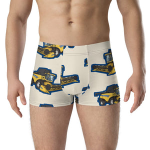 Furrow & Fields Boxer Briefs New Holland CR 9090 Big Print Boxer Briefs – Cream Quality Farmers Merch
