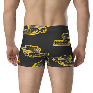 Furrow & Fields Boxer Briefs New Holland CR9.90 Big Print Boxer Briefs – Charcoal Quality Farmers Merch