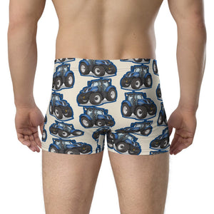 Furrow & Fields Boxer Briefs New Holland T7.225 Boxer Briefs – Cream Quality Farmers Merch