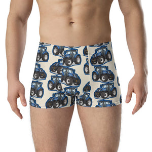 Furrow & Fields Boxer Briefs New Holland T7.225 Boxer Briefs – Cream Quality Farmers Merch
