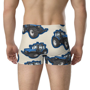 Furrow & Fields Boxer Briefs New Holland TM 135 Big Print Boxer Briefs – Cream Quality Farmers Merch