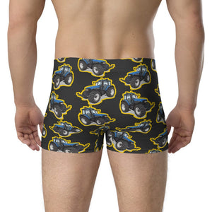 Furrow & Fields Boxer Briefs New Holland TM 135 Boxer Briefs – Charcoal Quality Farmers Merch