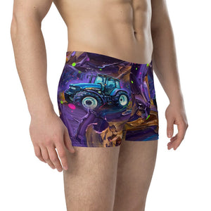 Furrow & Fields Boxer Briefs New Holland TM 140 Splash Art | Boxer Briefs Quality Farmers Merch