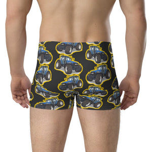 Furrow & Fields Boxer Briefs New Holland TM 155 Boxer Briefs – Charcoal Quality Farmers Merch