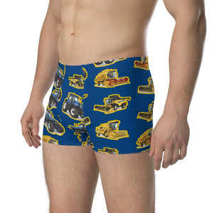 Furrow & Fields Boxer Briefs New Holland Tractors All-Over Print Boxer Briefs Quality Farmers Merch