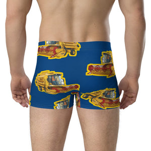 Furrow & Fields Boxer Briefs New Holland TX66 Big Print Boxer Briefs – Blue Quality Farmers Merch