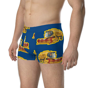 Furrow & Fields Boxer Briefs New Holland TX66 Big Print Boxer Briefs – Blue Quality Farmers Merch