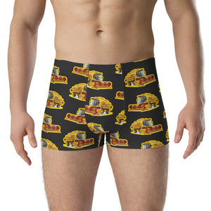Furrow & Fields Boxer Briefs New Holland TX66 Boxer Briefs – Charcoal Quality Farmers Merch