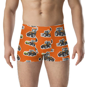 Furrow & Fields Boxer Briefs Renault Tractors All-Over Print Boxer Briefs Quality Farmers Merch