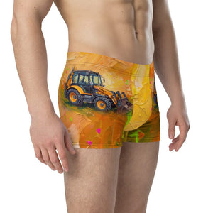 Furrow & Fields Boxer Briefs Terex 860 Elite Splash Art | Boxer Briefs Quality Farmers Merch