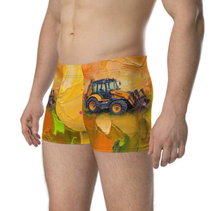 Furrow & Fields Boxer Briefs Terex 860 Elite Splash Art | Boxer Briefs Quality Farmers Merch