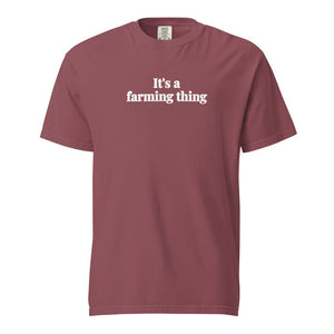 Furrow & Fields Brick / S It's A Farming Thing | Unisex Premium T-shirt Quality Farmers Merch