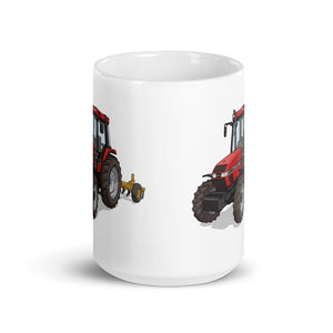 Furrow & Fields Case IH 4240 XL Pro Illustration | White Glossy Mug Quality Farmers Merch