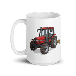 Furrow & Fields Case IH 4240 XL Pro Illustration | White Glossy Mug Quality Farmers Merch