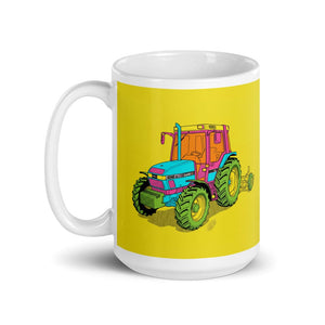 Furrow & Fields Case IH 4240 XL Pro Pop Art | White Glossy Mug Quality Farmers Merch