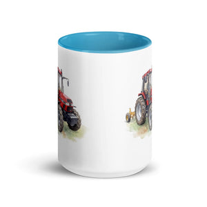 Furrow & Fields Case IH 4240 XL Pro Watercolor | 15 oz Mug with Color Inside Quality Farmers Merch