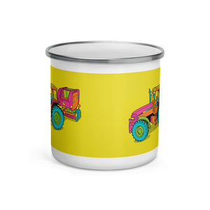 Furrow & Fields Case IH Maxxum MXM130 Pop Art | Enamel Mug Quality Farmers Merch