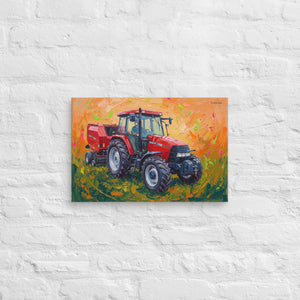 Furrow & Fields Case IH Maxxum MXM130 Splash Art | Canvas Quality Farmers Merch
