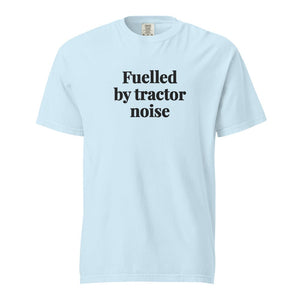 Furrow & Fields Chambray / S Fuelled by Tractor Noise | Unisex Premium T-shirt Quality Farmers Merch