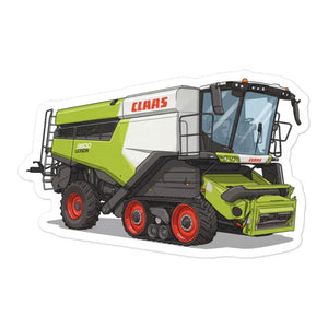 Furrow & Fields CLAAS Lexion 8600 TerraTrac | Bubble-free stickers Quality Farmers Merch