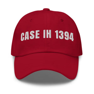 Furrow & Fields Cranberry Case IH 1394 | Classic Dad Hat Quality Farmers Merch