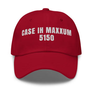 Furrow & Fields Cranberry Case IH Maxxum 5150 | Classic Dad Hat Quality Farmers Merch