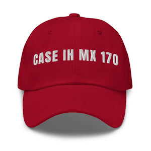 Furrow & Fields Cranberry Case IH MX 170 | Classic Dad Hat Quality Farmers Merch