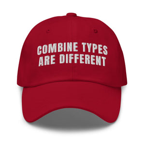Furrow & Fields Cranberry Combine Types Are Different | Classic Dad Hat Quality Farmers Merch