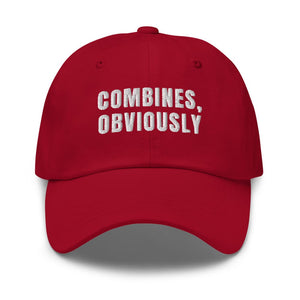 Furrow & Fields Cranberry Combines, Obviously | Classic Dad Hat Quality Farmers Merch