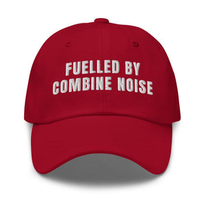 Furrow & Fields Cranberry Fuelled by Combine Noise | Classic Dad Hat Quality Farmers Merch