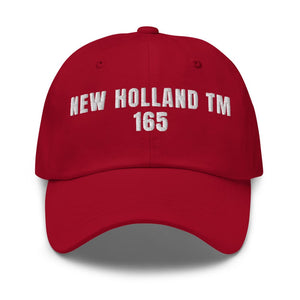Furrow & Fields Cranberry New Holland TM 165 | Classic Dad Hat Quality Farmers Merch