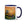Furrow & Fields Dark Blue / 11 oz JCB 3CX Sitemaster Plus Splash Art | Mug with Color Inside Quality Farmers Merch