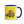 Furrow & Fields Dark Blue / 11 oz Massey Ferguson 1200 Pop Art | Mug with Color Inside Quality Farmers Merch