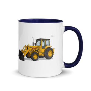 Furrow & Fields Dark Blue / 11 oz Massey Ferguson 50E | Mug with Color Inside Quality Farmers Merch