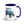 Furrow & Fields Dark Blue Ford 4600 Cartoon | 15 oz Mug with Color Inside Quality Farmers Merch
