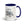 Furrow & Fields Dark Blue Ford 4600 Pencil Sketch | 15 oz Mug with Color Inside Quality Farmers Merch
