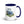 Furrow & Fields Dark Blue Ford 4600 Watercolor | 15 oz Mug with Color Inside Quality Farmers Merch