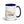 Furrow & Fields Dark Blue JCB 806 Pencil Sketch | 15 oz Mug with Color Inside Quality Farmers Merch
