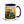 Furrow & Fields Dark Blue John Deere 4350 Splash Art | 15 oz Mug with Color Inside Quality Farmers Merch