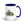 Furrow & Fields Dark Blue John Deere 4955 Watercolor | 15 oz Mug with Color Inside Quality Farmers Merch