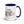 Furrow & Fields Dark Blue Massey Ferguson 375 Pencil Sketch | 15 oz Mug with Color Inside Quality Farmers Merch