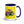Furrow & Fields Dark Blue Massey Ferguson 375 Pop Art | 15 oz Mug with Color Inside Quality Farmers Merch