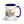 Furrow & Fields Dark Blue Mercedes-Benz MB-trac 1100 Pencil Sketch | 15 oz Mug with Color Inside Quality Farmers Merch