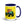 Furrow & Fields Dark Blue Mercedes-Benz MB-trac 1100 Pop Art | 15 oz Mug with Color Inside Quality Farmers Merch