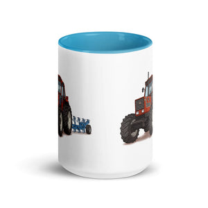 Furrow & Fields Fiat 1880 Illustration | 15 oz Mug with Color Inside Quality Farmers Merch