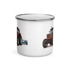 Furrow & Fields Fiat 1880 Illustration | Enamel Mug Quality Farmers Merch